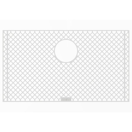 Ruvati Silicone Bottom Rinse Grid Sink Mat for RVH8310 Sink Gray RVA48310GR